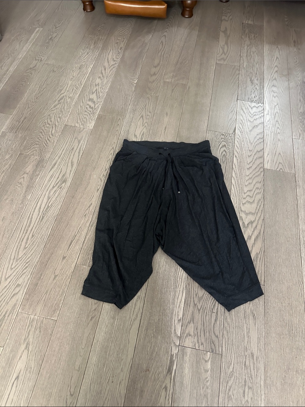lululemon athletica Black Cropped Athletic Jumpsuit Pants